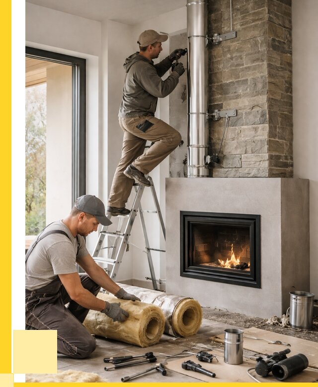 Монтаж дымоходов для каминов в Якутске от 15623 р. ЭриданКтс