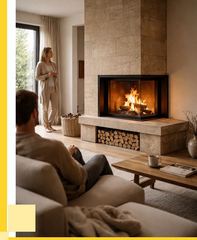 Угловые камины из кирпича установка в Якутске от 156225 р. ЭриданКтс