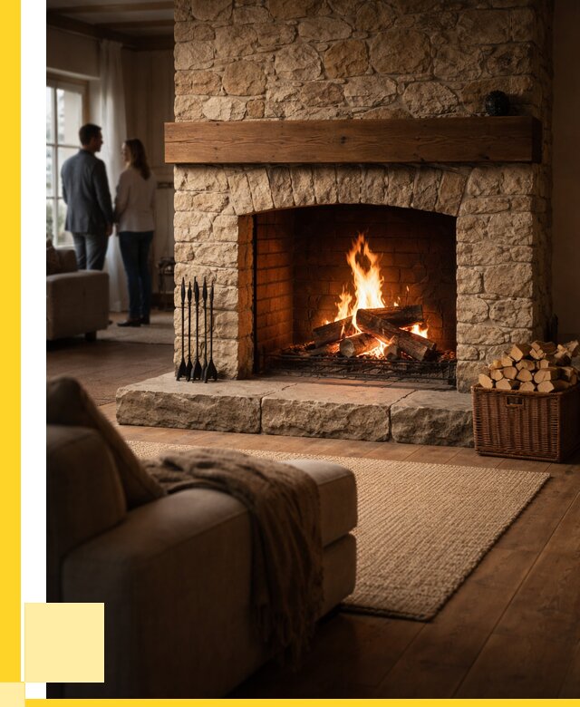 Открытые камины под ключ в Якутске от 156225 р. ЭриданКтс