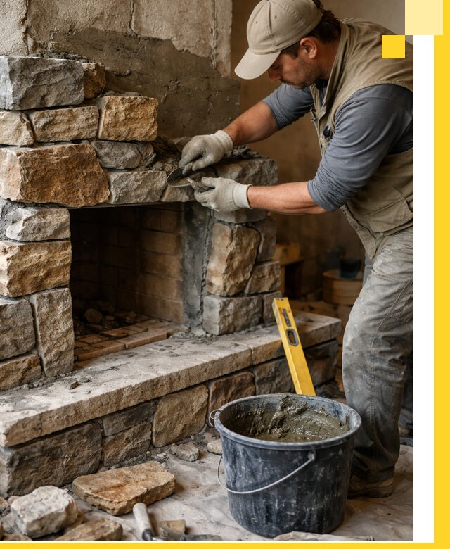 Изготовление и установка каменных каминов под ключ в Якутске