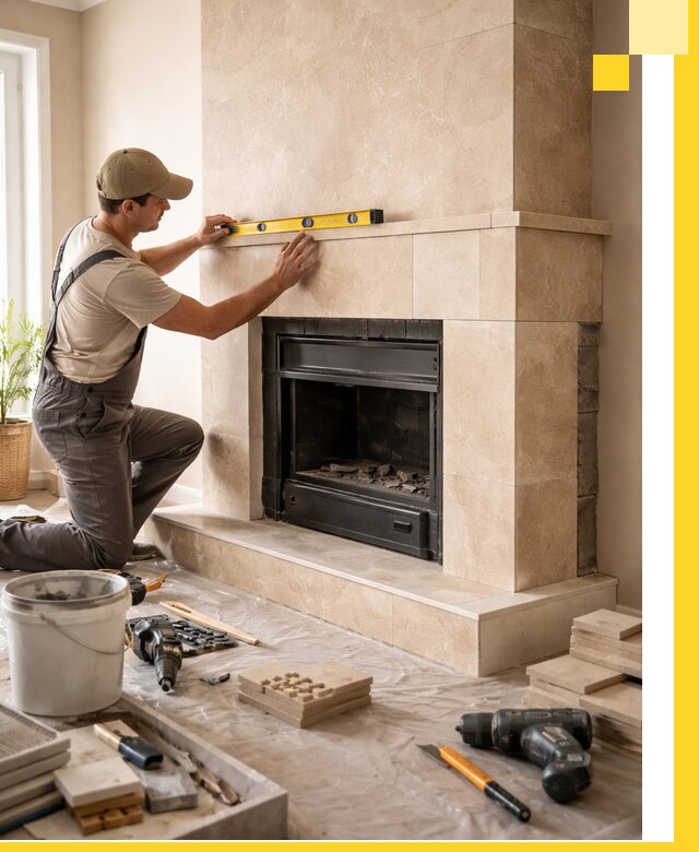 Установка и монтаж каминов в частном доме под ключ в Якутске