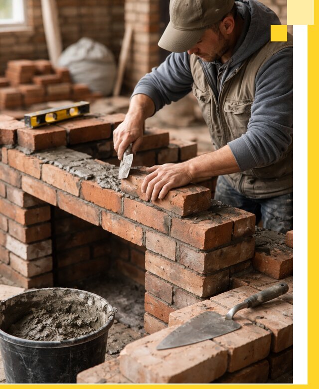 Кладка каминов под ключ в Якутске профессиональная отделка и монтаж