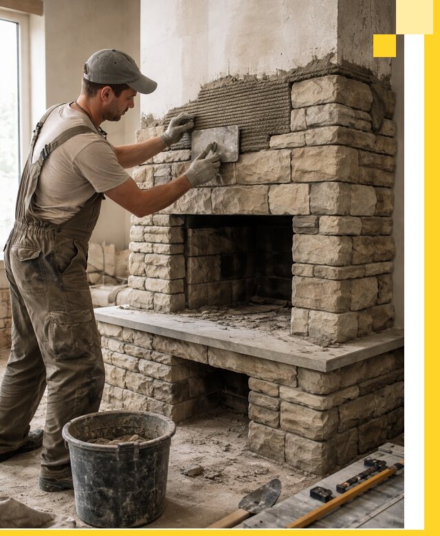 Строительство каминов под ключ в Якутске от проектирования до монтажа