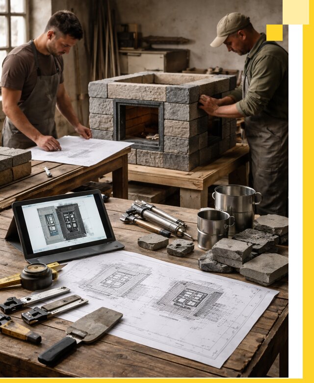 Разработка проектов печей с согласованием и монтажом в Якутске