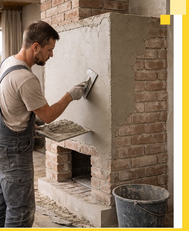 Отделка печей и облицовка каминов в Якутске под ключ