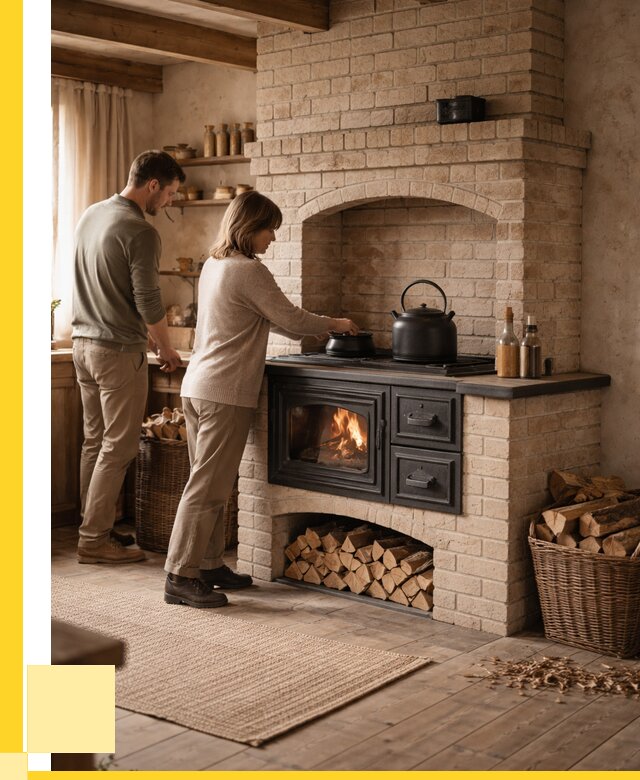 Печи с плитой в Якутске от 46868 р. | ЭриданКтс — кирпичная печь