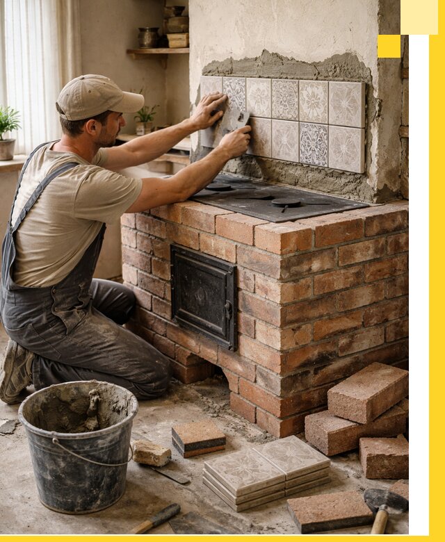 Печи с плитой на заказ монтаж гарантия и сервис в Якутске