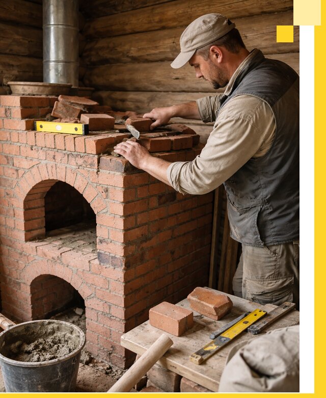 Изготовление и установка русских печей в Якутске под ключ