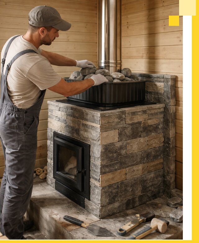 Печи для парной в Якутске, производство, монтаж и обслуживание