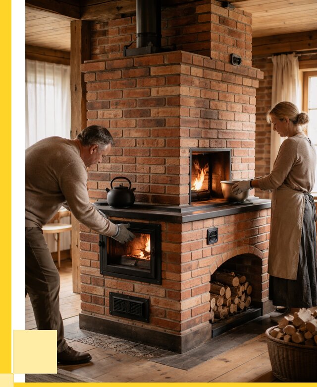 Печи для загородного дома под ключ в Якутске от 83320 р. | ЭриданКтс