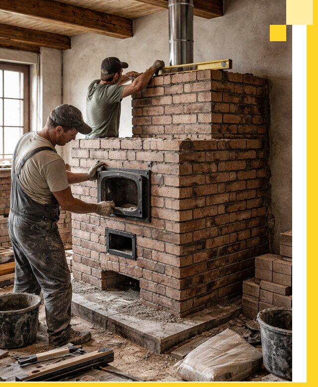 Печи для загородного дома под ключ в Якутске — монтаж и сервис