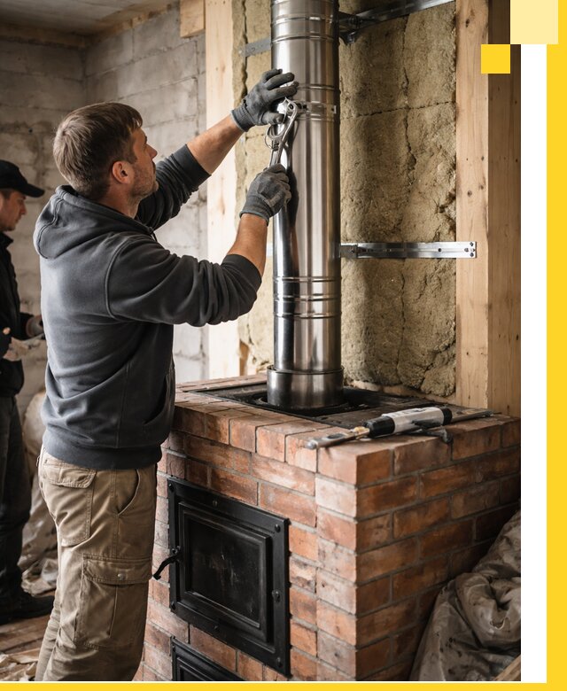 Изготовление и монтаж печей и дымоходов под ключ в Якутске