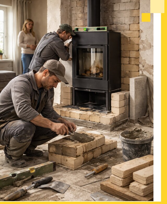 Печи и камины под ключ: проект, установка в Якутске