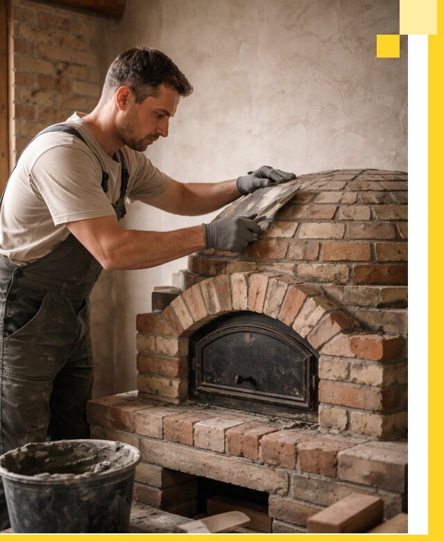 Изготовление и монтаж помпейских печей на заказ в Якутске