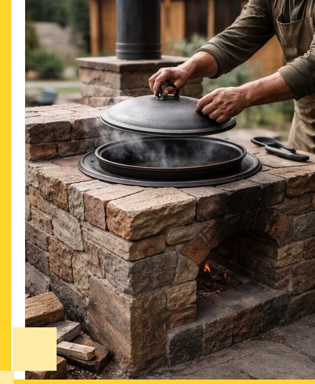 Печи для казана в Якутске по цене от 18747 р. | ЭриданКтс