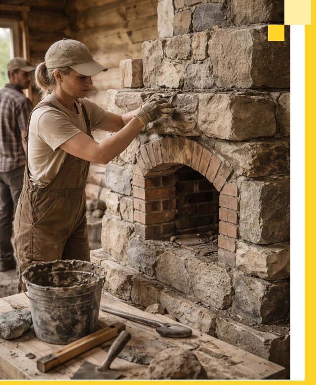 Каменные печи на заказ и монтаж в Якутске, долговечные решения