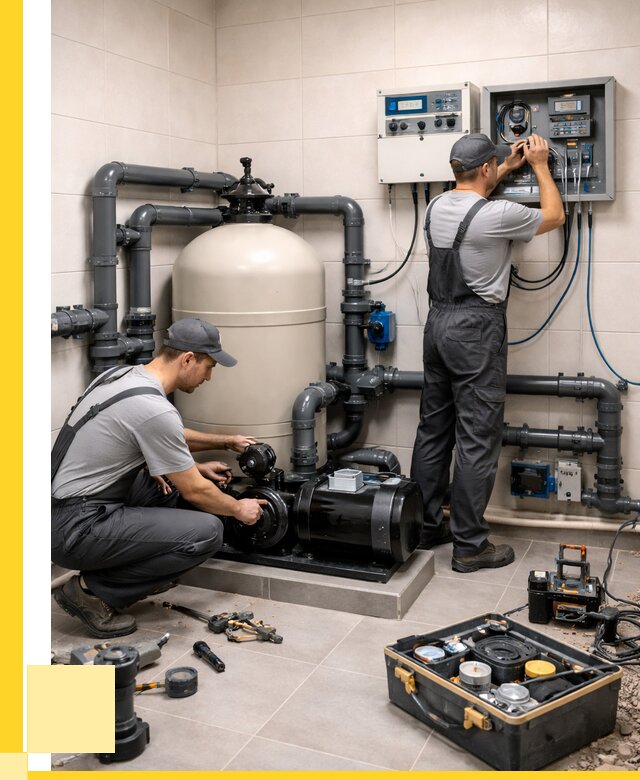 Монтаж оборудования для бассейнов в Якутске от 41660 р. | ЭриданКтс