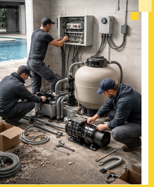 Профессиональный монтаж оборудования для бассейнов в Якутске