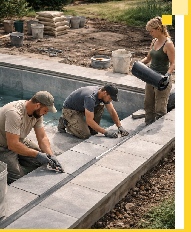 Строительство и монтаж уличных бассейнов под ключ в Якутске