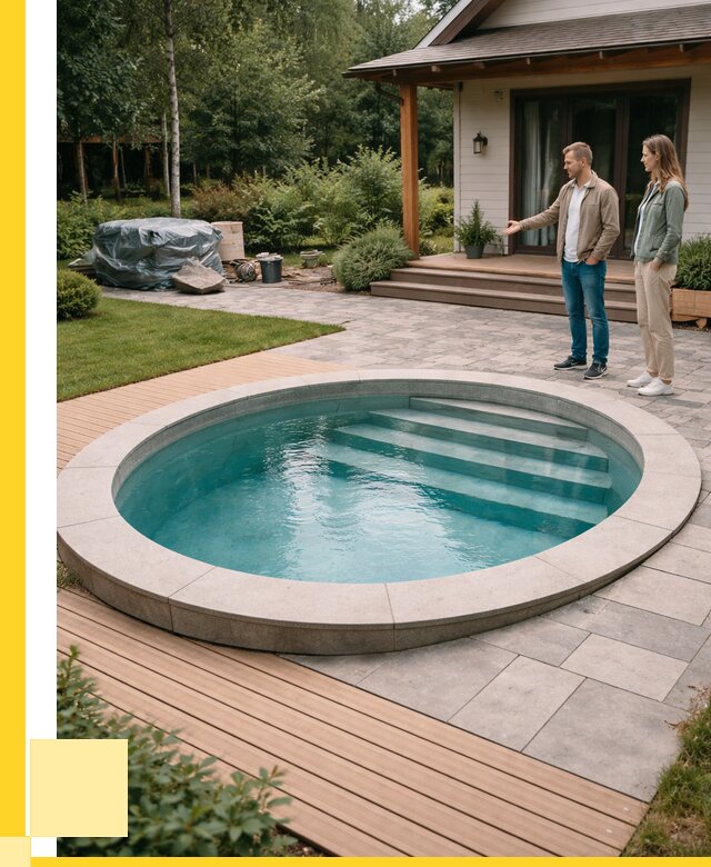 Бассейн на даче под ключ в Якутске от 208300 р., ЭриданКтс