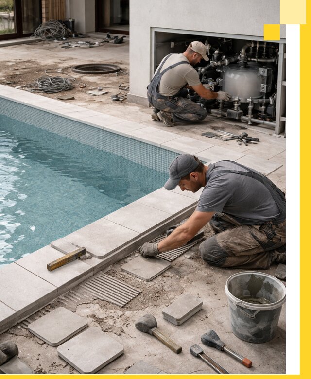 Строительство и монтаж бассейнов в коттедже в Якутске