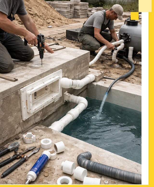 Строительство скиммерных бассейнов под ключ в Якутске