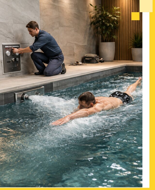 Проектирование и монтаж бассейнов с противотоком в Якутске