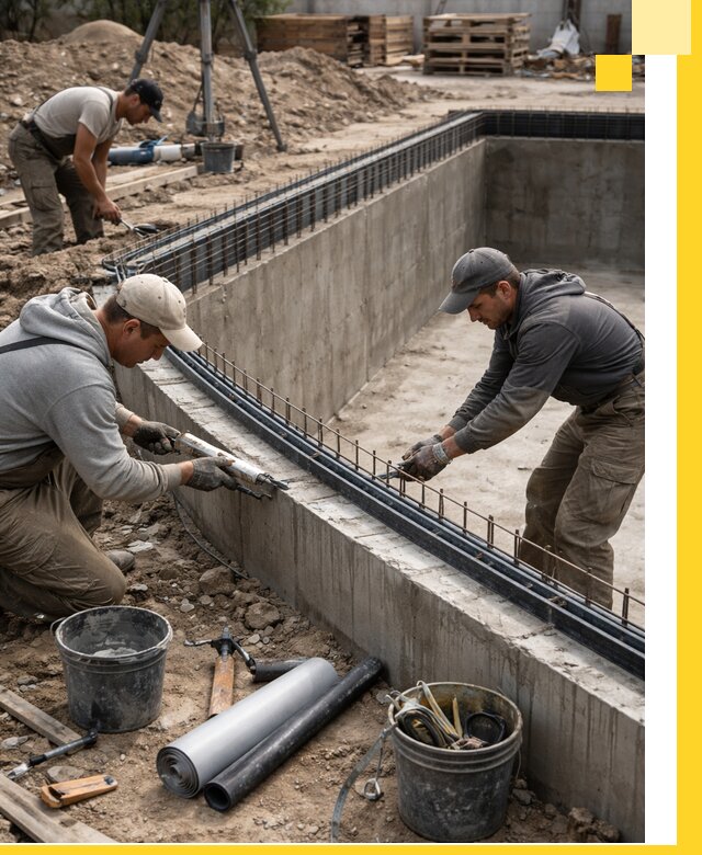 Качественный монтаж чаши бассейна в Якутске под ключ с гарантией