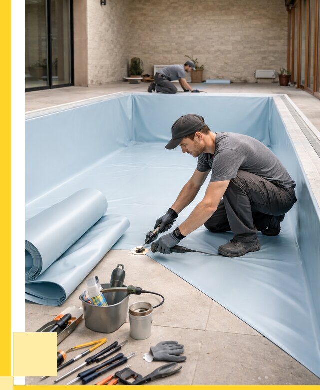 Пленка ПВХ для бассейнов в Якутске от 2604 р. | ЭриданКтс