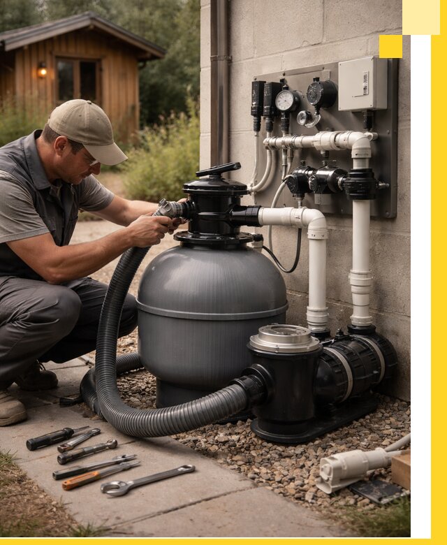 Продажа и монтаж фильтров и насосов для бассейнов в Якутске