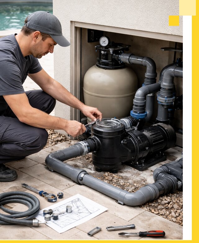 Поставка, монтаж и сервис насосов для бассейнов в Якутске