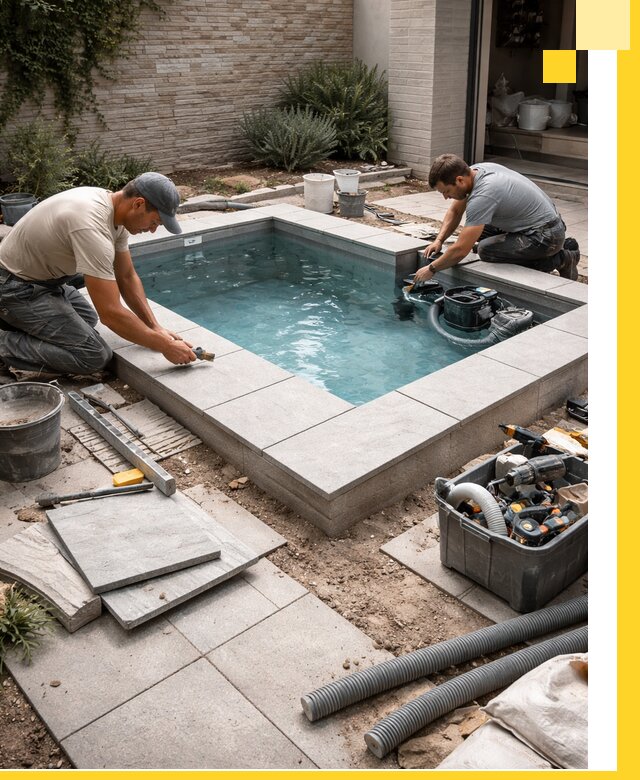 Мини бассейны под ключ в Якутске, дизайн и установка