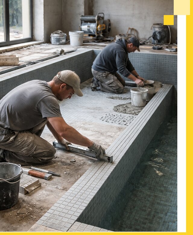 Строительство бассейна в частном доме в Якутске под ключ