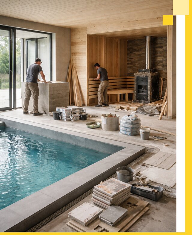 Проектирование и строительство бань с бассейном в Якутске