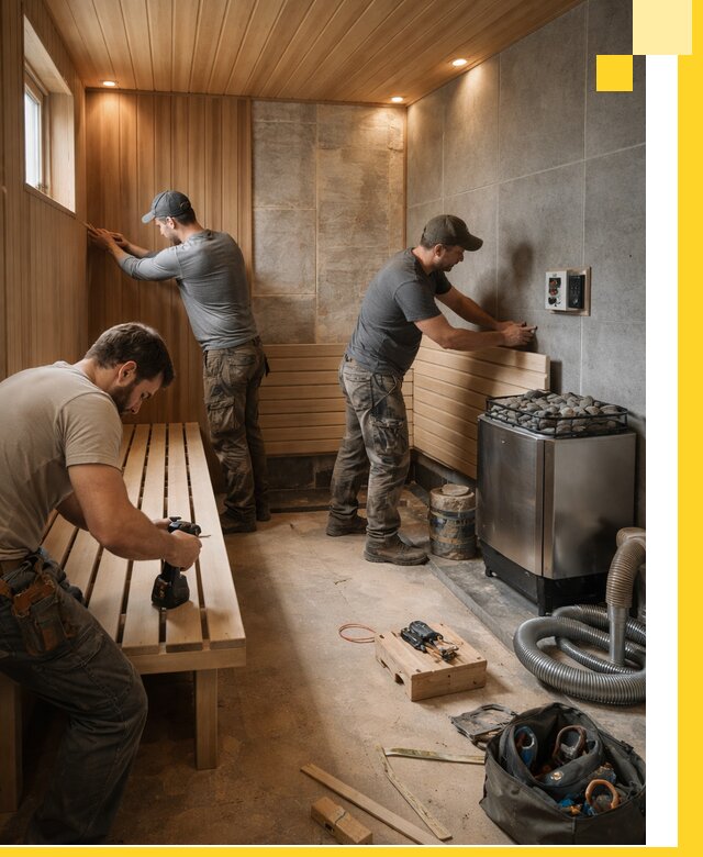 Сауны под ключ в Якутске, проектирование, строительство, отделка