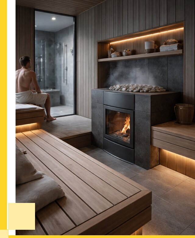 Проект сауны в частном доме в Якутске от 36453 р. | ЭриданКтс