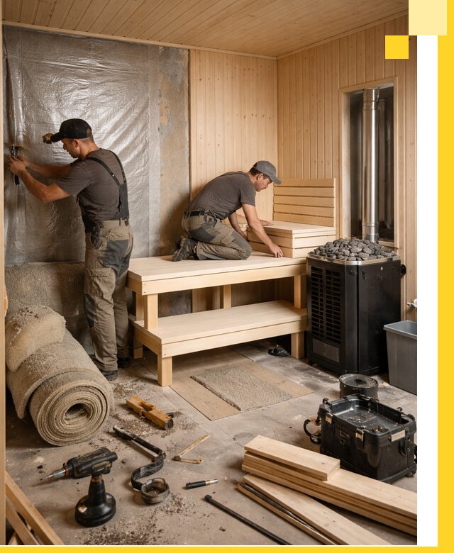 Проекты саун под ключ в Якутске дизайн и строительство