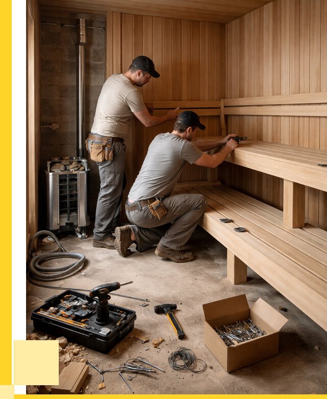 Монтаж саун под ключ в Якутске от 124980 р. | ЭриданКтс
