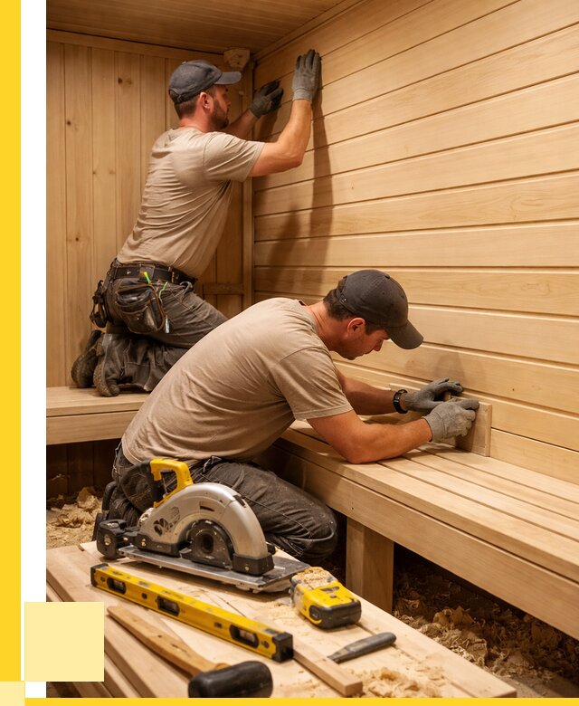 Обшивка саун вагонкой в Якутске от 2604 р. | ЭриданКтс