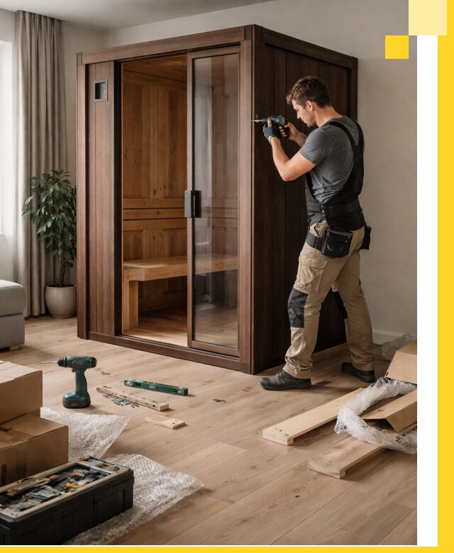 Установка и производство мини саун под ключ в Якутске