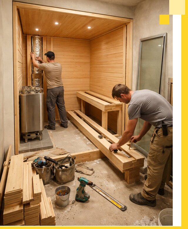 Проектирование и установка домашних саун под ключ в Якутске