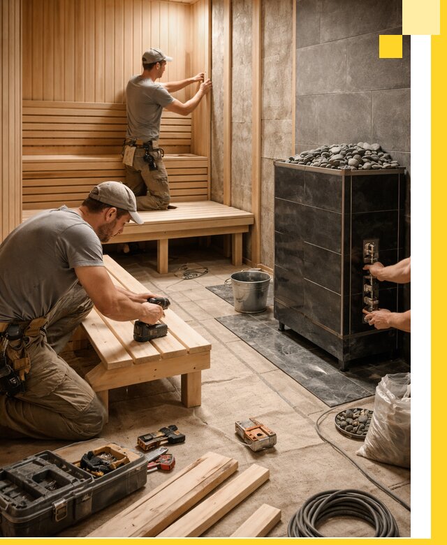 Дизайн и строительство интерьерных саун под ключ в Якутске