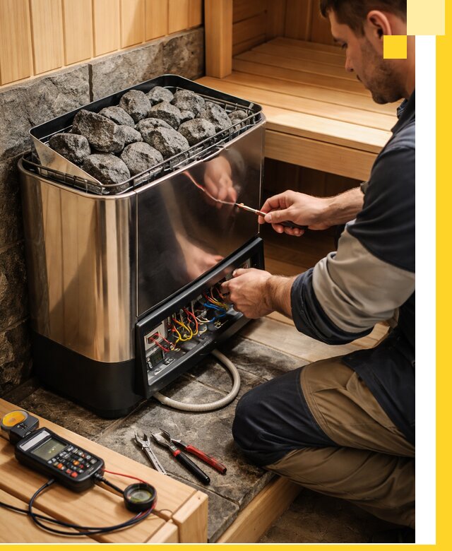 Продажа и установка электрокаменок для саун в Якутске