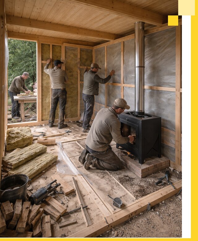 Профессиональный монтаж бань под ключ в Якутске для дома