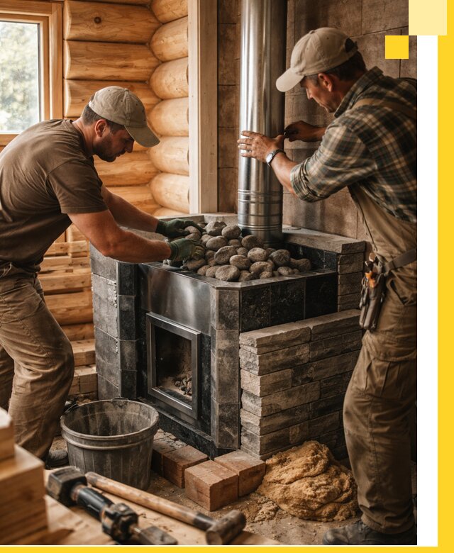 Строительство и отделка русских бань под ключ в Якутске