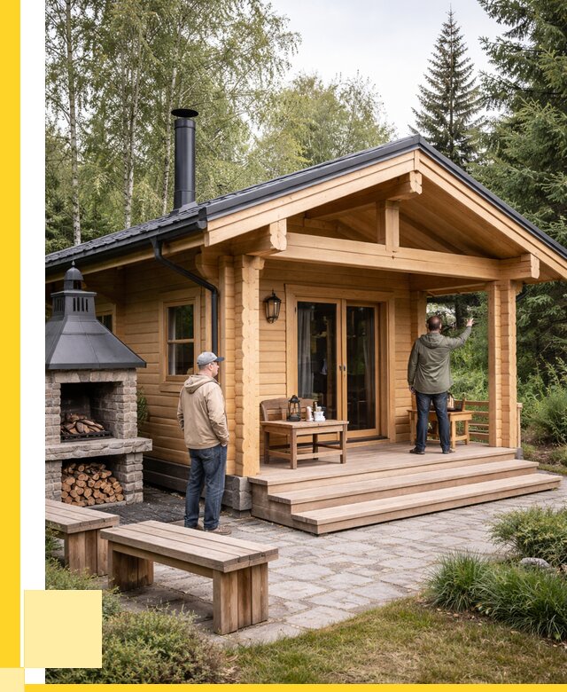 Деревянные бани под ключ в Якутске от 468675 р. | ЭриданКтс