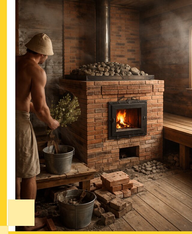 Кирпичные банные печи в Якутске от 93735 р. | ЭриданКтс