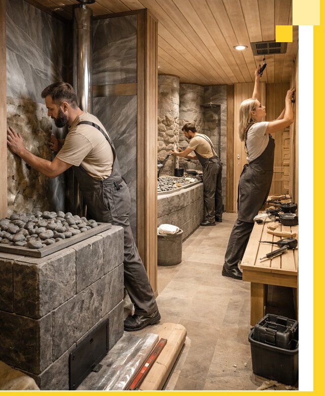 Строительство бань и SPA процедур в Якутске под ключ и отделкой