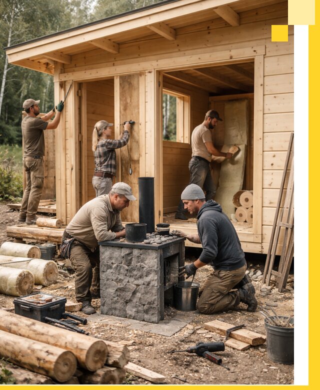 Купить баню под ключ в Якутске строительство монтаж отделка