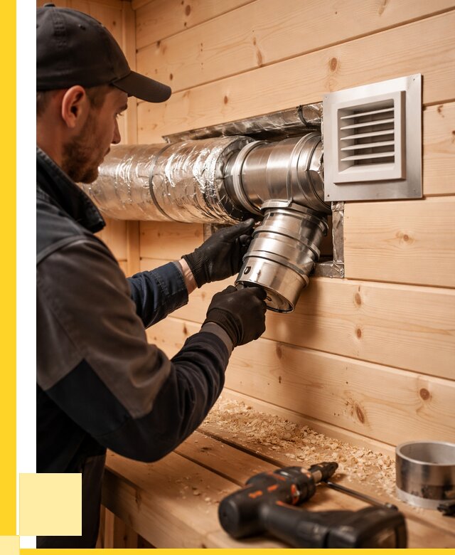 Монтаж вентиляции бани в Якутске от 12498 р. | ЭриданКтс